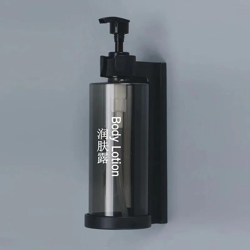 Dispensadores de Sabão Líquido Sem Furo Dispensador de Shampoo Condicionador Sabonete Líquido Montado na Parede Adesivo para Banheiro Cozinha Hotel