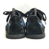 Diesel Lightweight Breathable Mesh Leather Sneakers Black X Blue Size USA9 (27.0cm)(USED)