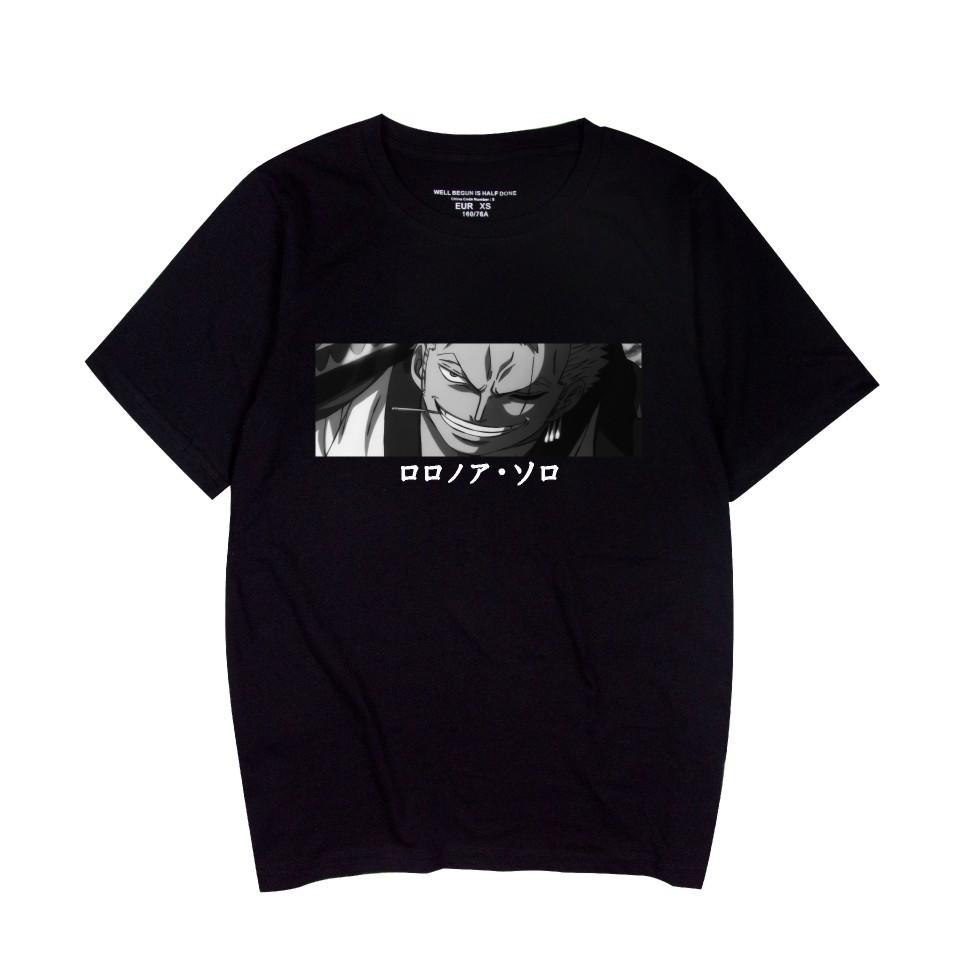 

ONE PIECE Cartoon T Shirt Kids Streetwear Short Sleeve Children s Tshirts Boys Girls Tops Men Women Clothing T-shirt XS чёрный