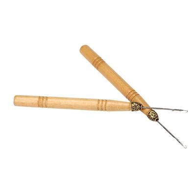 2pcs//Set Crochet Latch Hook Weaving Needles for Hair Micro Braid Dread Lock