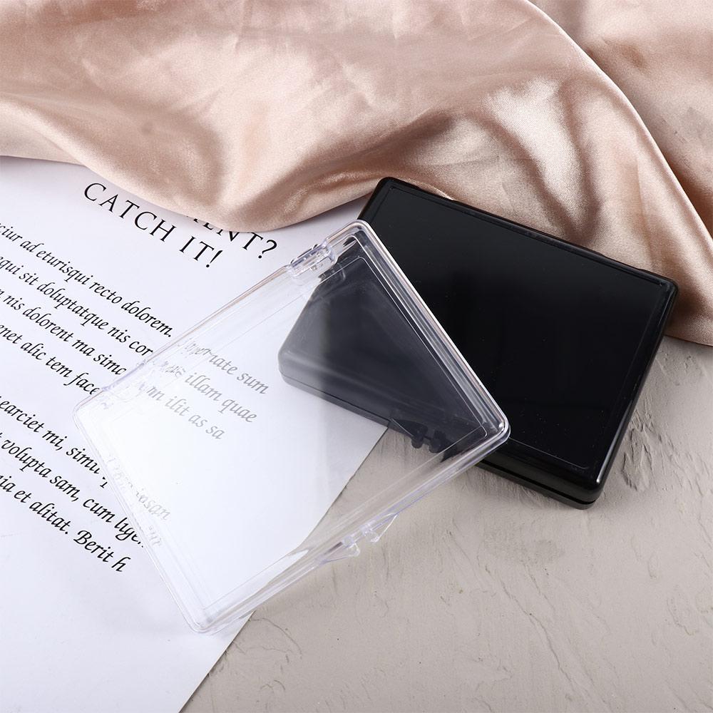 Board Transparent Square Flip Box Nail Storage Box Nail Tips Display Container False Nail Organizer