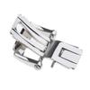 2 Pieces Stainless Steel Folding Clasp Butterfly Watch for Strap, 18mm Width