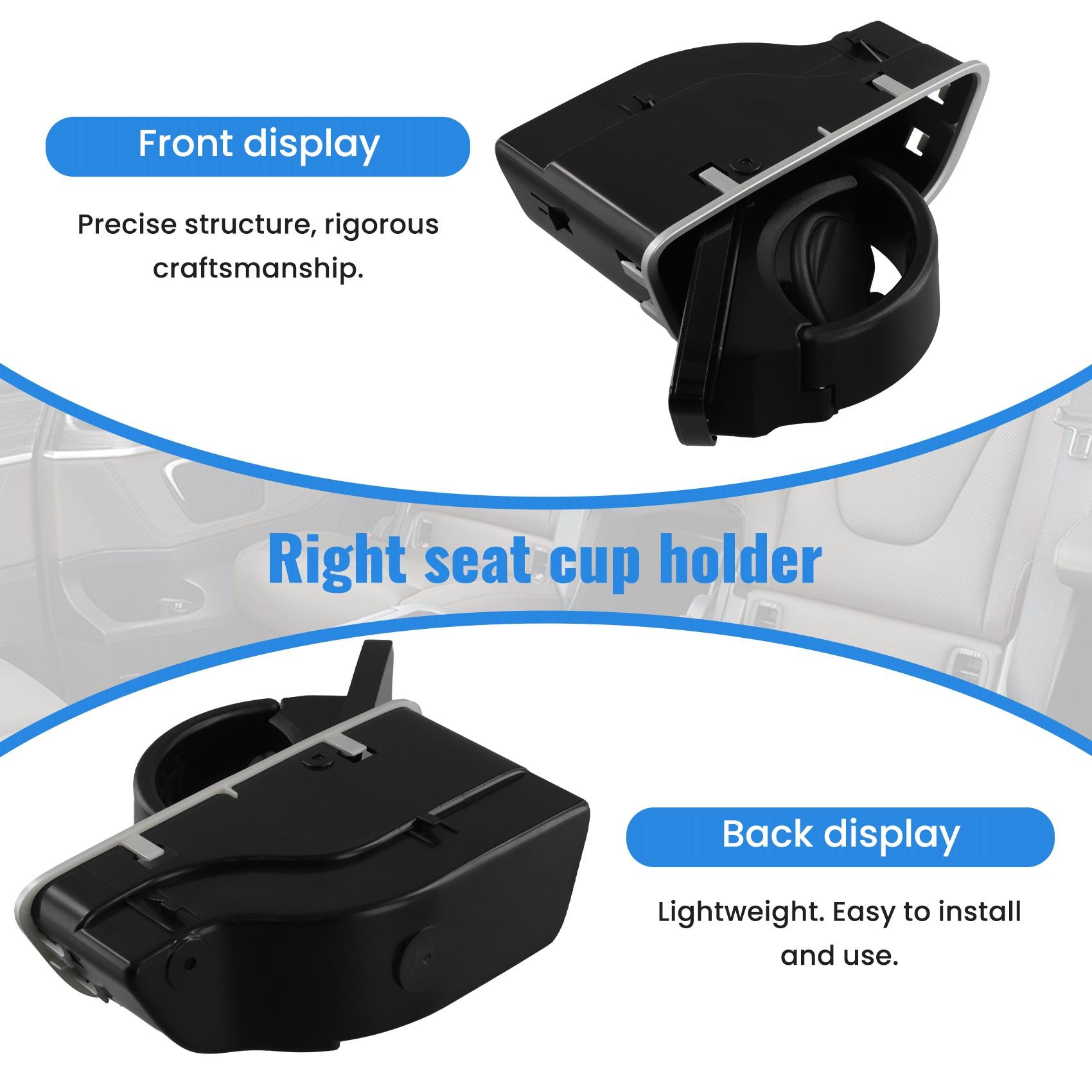 Authentic Car Front 1Rd Row Cup Holder Drink Holder For Mercedes Benz W447 Vito V-Class 2015- A0998101003 Front BlackSilver Right