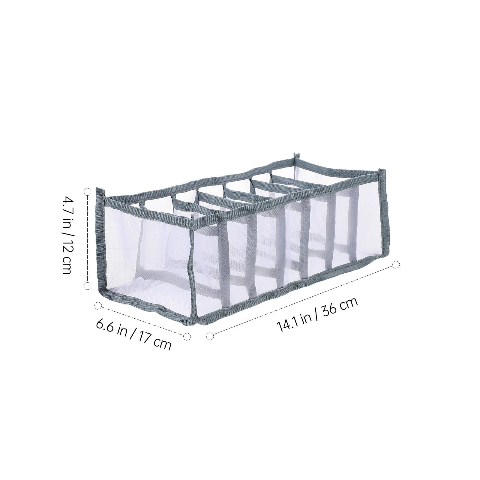 Foldable Clothes Storage Box Multi-Compartment Underwear Pants Organizer Wardrobe Organizer Travel Clothing Divider