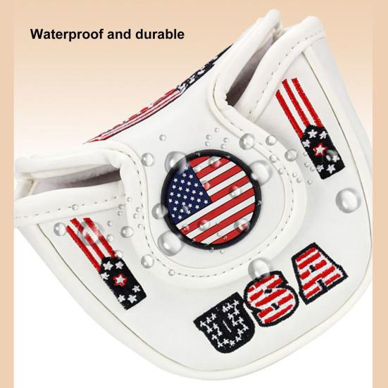 Coprimazza da golf Antigraffio Fodera morbida Coprimazza da golf con chiusura magnetica Attrezzatura protettiva