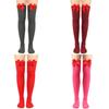 Japanese Style Over-the-knee Bow Socks Sexy High Tube Socks For College Fashion Friction-resistant Polyester Fiber
