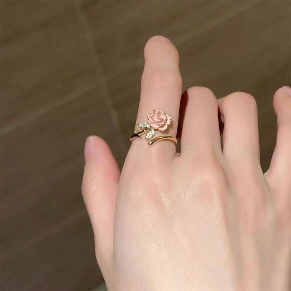 Popular Women's Ring Gold Brushed Double-layer Cross Star Ring Women's Niche Design Exquisite Retro Index Finger Ring 2026 New Explosion