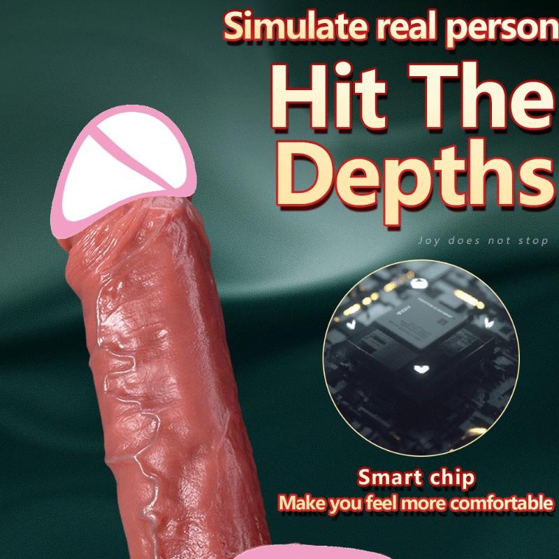 2026 Huge Big Soft Vibrator Heating Realistic Dildo for Woman Men Wireless Telescopic Big Dick Masturbator Penis G Spot Clitoris Stimulator Sex Toys