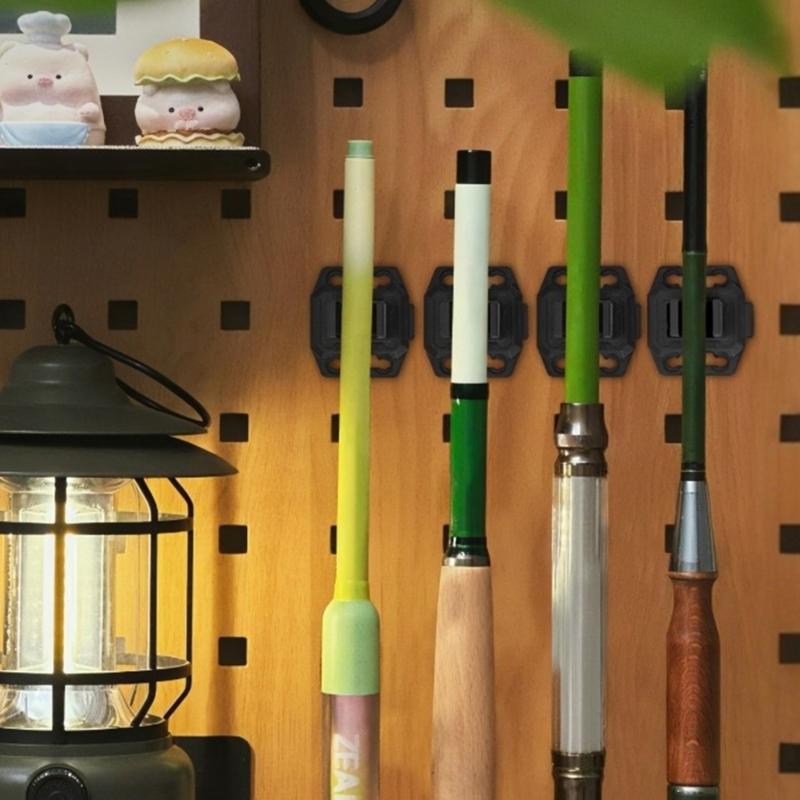 Multipurpose Outdoor Fishing Rod Clamps Adjustable Strap Webbing Spring Concealed Buckles Fishing Accessories Enduring