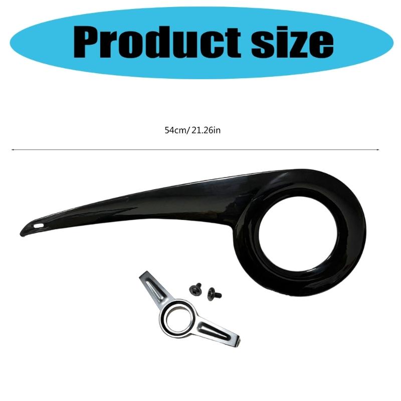 Premiums Bike Chain Guard Long Distances Cycling Chain Protectors Easyly Install for Daily Commutes