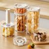 Vacuum Sealed Tank Coffee Beans Vacuum Jar Kitchen Cereals Storage Box Airtight Container Moisture-Proof Sealed Canister for Tea