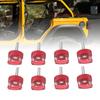 Quick Relse Thumb Screw Aluminium Alloy Red Hard Top Quick Removal Fastener Thumb Screws with Integrated D