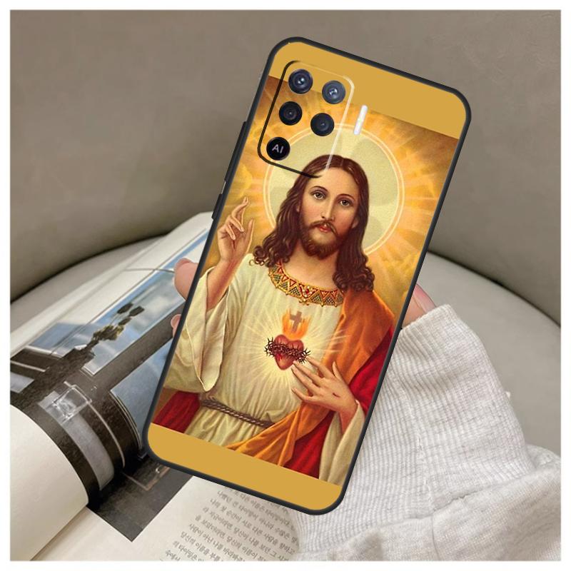 God Jesus Case For Oppo A80 A60 A40 A5 Pro A15 A16 A17 A57 A77 A94 A74 A54 A76 A96 A18 A38 A58 A78 A98
