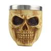 Skull Pattern Barber Cleaning Soap Mug Shaving Lather Bowl,Made of Stainless