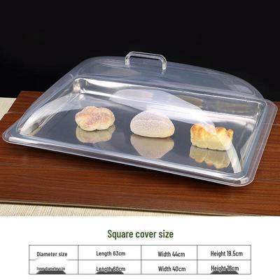 Μεγάλο Ορθογώνιο Διαφανές Κάλυμμα Φαγητού & Τούρτας