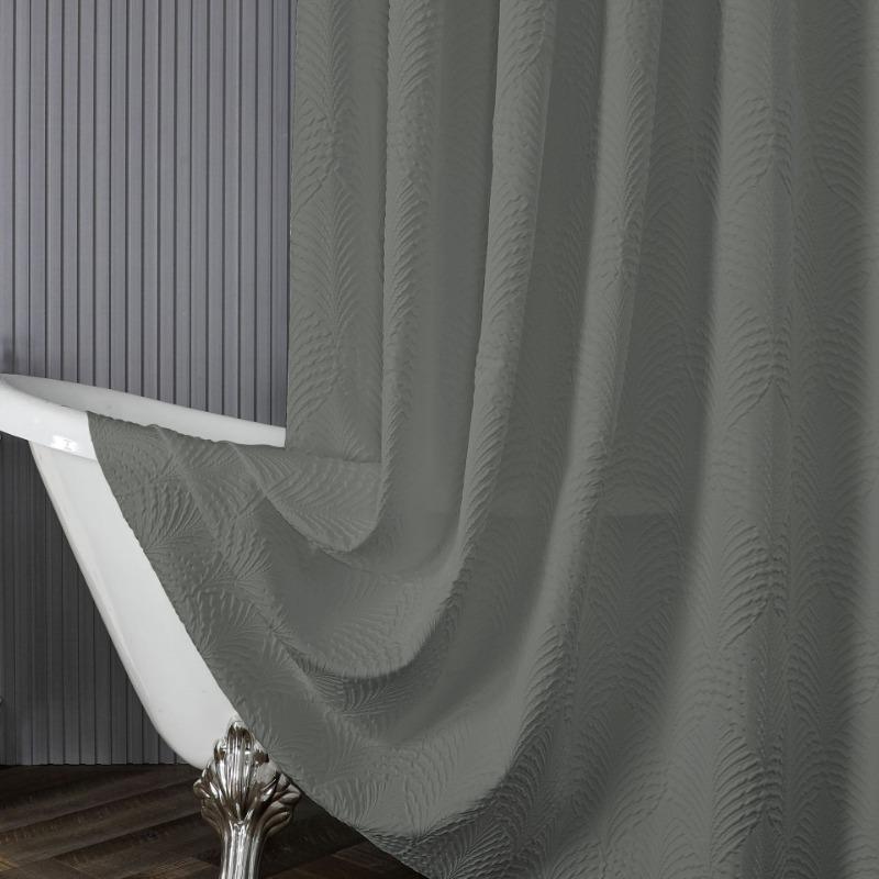 Wodoodporny do łazienki Bez wiercenia Partycja Zestaw zasłon prysznicowych Zasłony prysznicowe Odporny na pleśń Zasłona prysznicowa z 12 haczykami