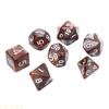 A1A2 49 Pcs Resin Assorted Polyhedral Dices with for DND RPG Game D4 D6 D8 D10 D% D12 D20