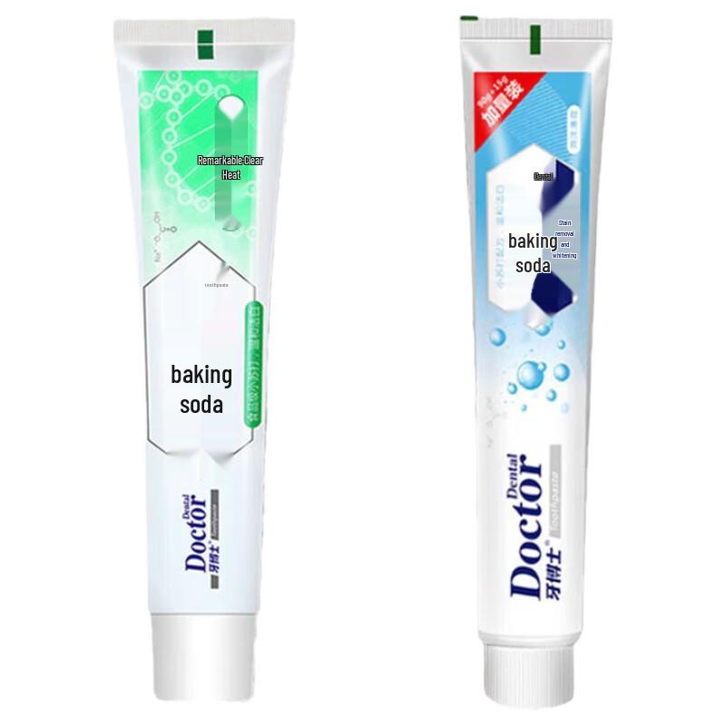 Dr. Denti Baking Soda Toothpaste Oral Care Bundle