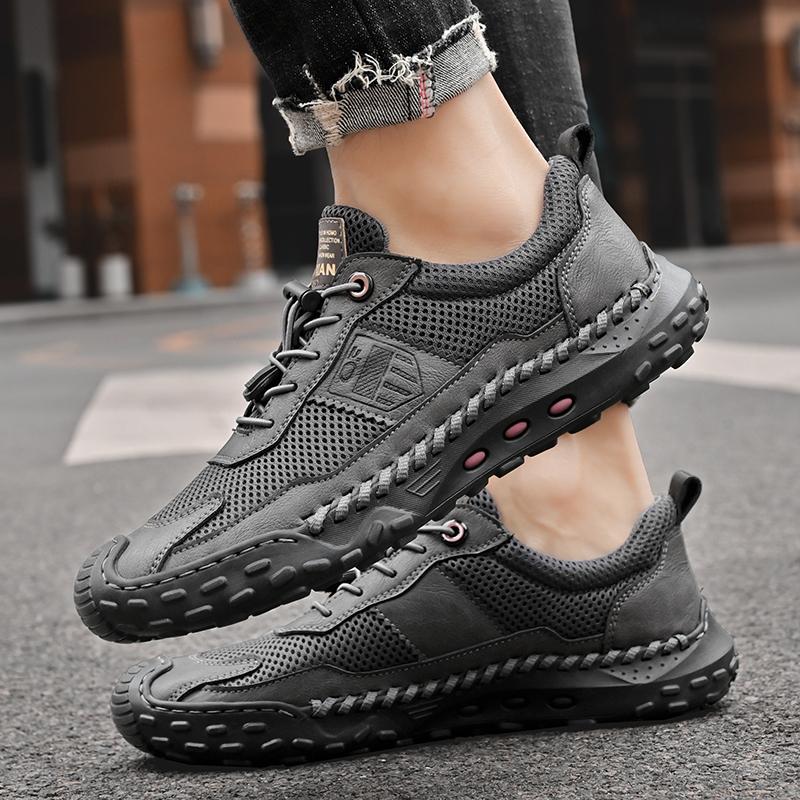 Handmade Genuine Leather Boots Men Shoes Comfortable Ankle Boots for Men Casual Shoes Moccasins Boots