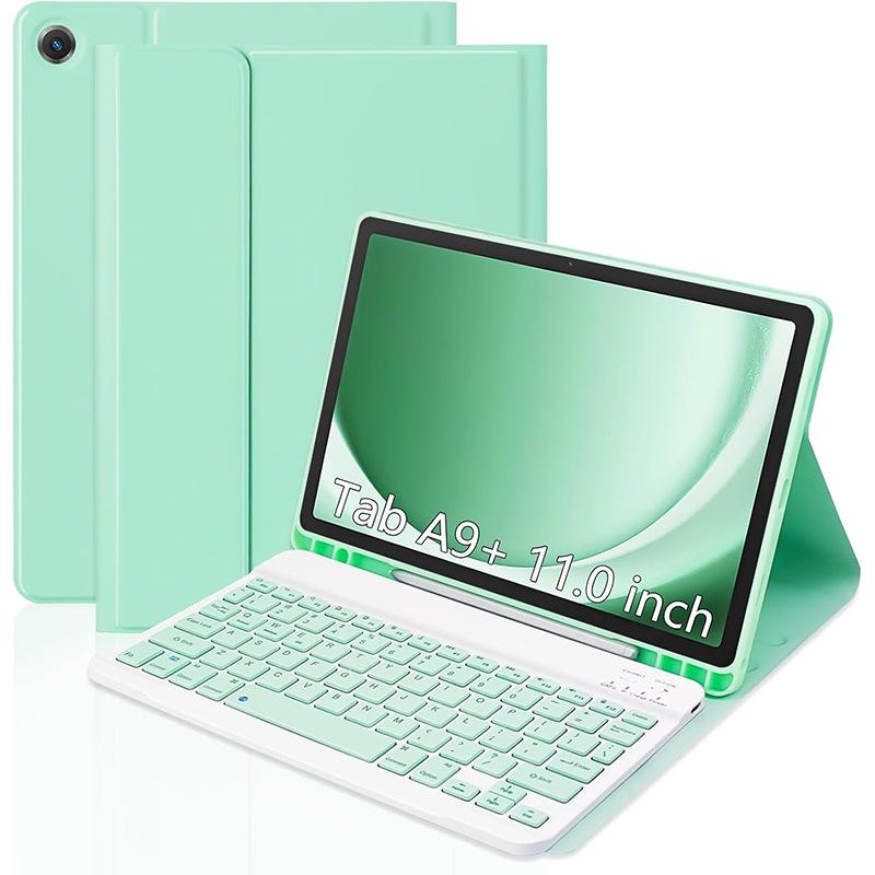 Samsung A9+ Tablet Case with Bluetooth Keyboard for 2025 A11+ Model