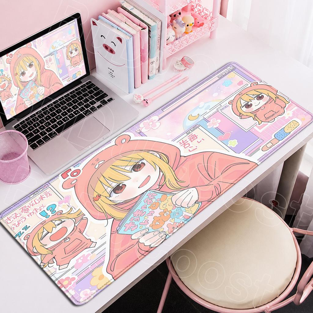 Kawaii Girl Doma Umaru Laptop E-sport Gaming Desktop Mats PC Rubber Accessories XXL Himouto Umaru-chan Non-slip Anime Mouse Pads