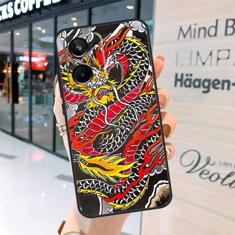 DRAGON TATTOO JAPANESE Case For Realme 15 Pro 14 13 11 12 Pro Plus GT7 GT6 C55 C51 C53 C35 C33 C61 C65 C67 C71 C75