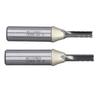 2PCS Woodworking Drill Bits 12 Inch Tungsten Steel CNC 3 Flutes Cutting Drill Bits