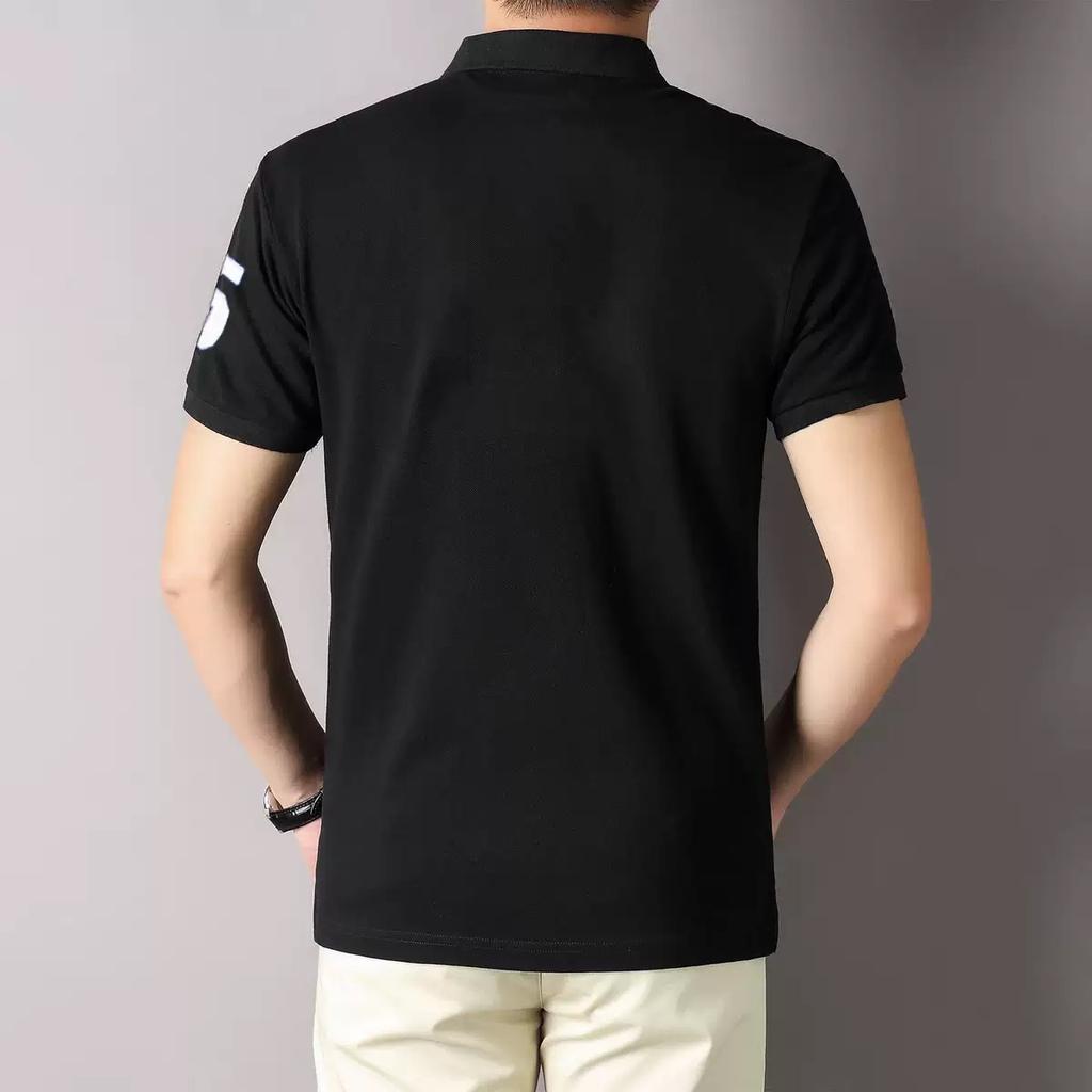 RogueWave Neue Sommer Herren Poloshirts Tolles Designer Bestickt Kurzarm Freizeit Sport Locker Plus EU Größe 7XL