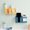 Adhesive Wall Mounted Phone Charging Stand with Remote Control Storage Box for Bedside, No Drill Installation
