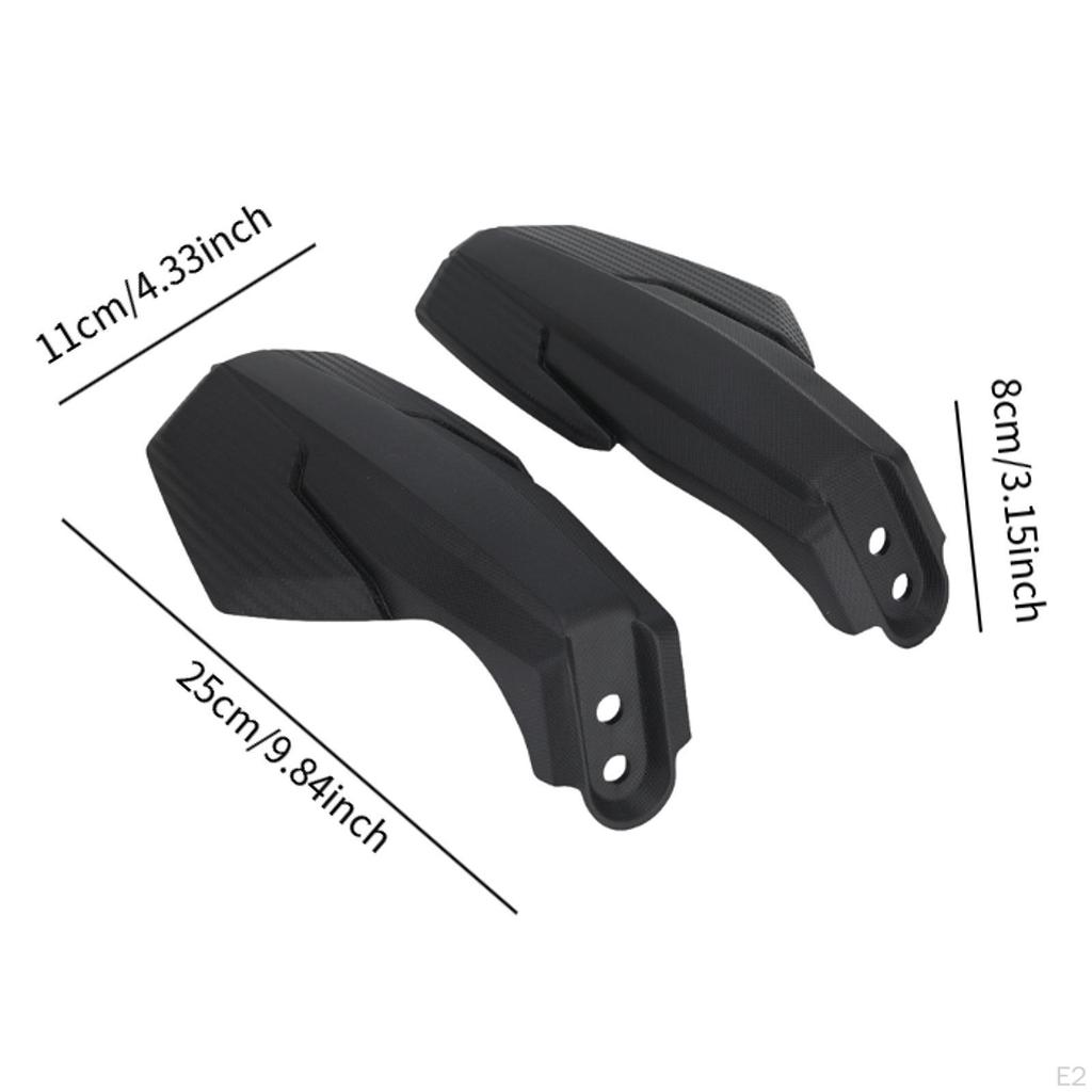 2Pcs Motorcycle Hand Guards Handle Protector Cover Easy to Install Windproof Handlebar Guard,
