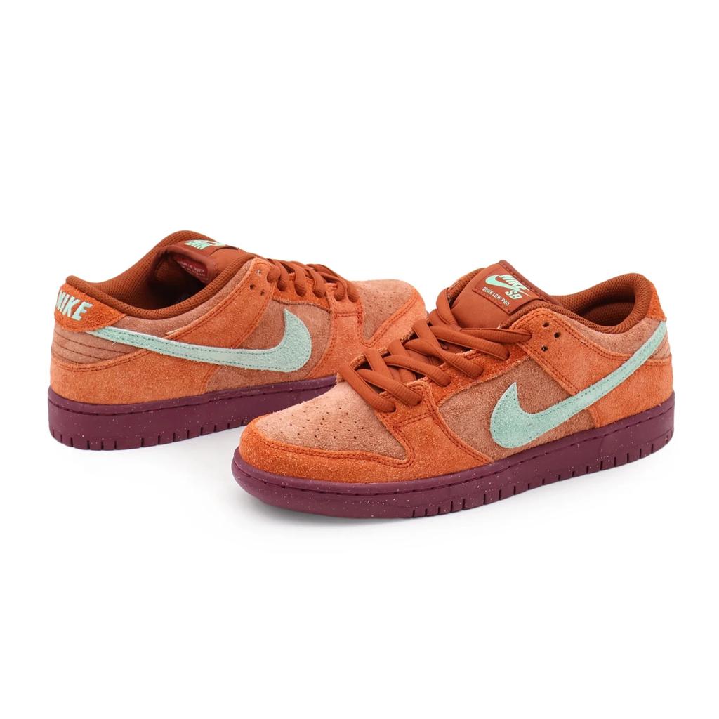 DV5429-601 Nike SB Dunk Low Mystic Red Rosewood Emerald Rise Rugged (Men's)
