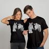 Zebra T-Shirt Mens Womens Tees Top Mens Women Nature Animal Lover Tee Top  Or P1 A