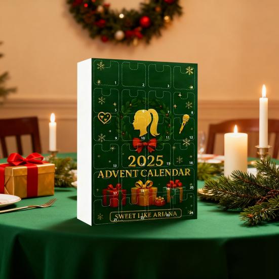 Christmas Advent Calendar 2025 24-Day Countdown Box for Kids Multifunctional Holiday Decoration for Parties