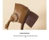 2026 Summer Women's Chunky Heel Leather Sandals - Soft Sole, Retro Hollow-Out Design