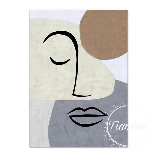 Scandinavian Nature Landscape Canvas Painting Grass Beach Sunset Wall Art Poster Nordic Printing Modern Picture Home Decoration No Frame