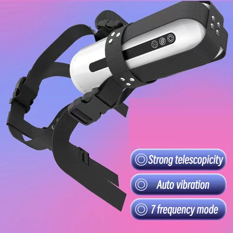 Fully Automatic Aircraft Cup, Telescopic and Rotating, Electric and Wearable, Voice-Interactive Male Masturbator, Adult Toy