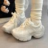 Platform Shoes for Women and Small People Increase In Height. New Models Are Popular Today. Fashion and Versatile Casual Sports Shoes