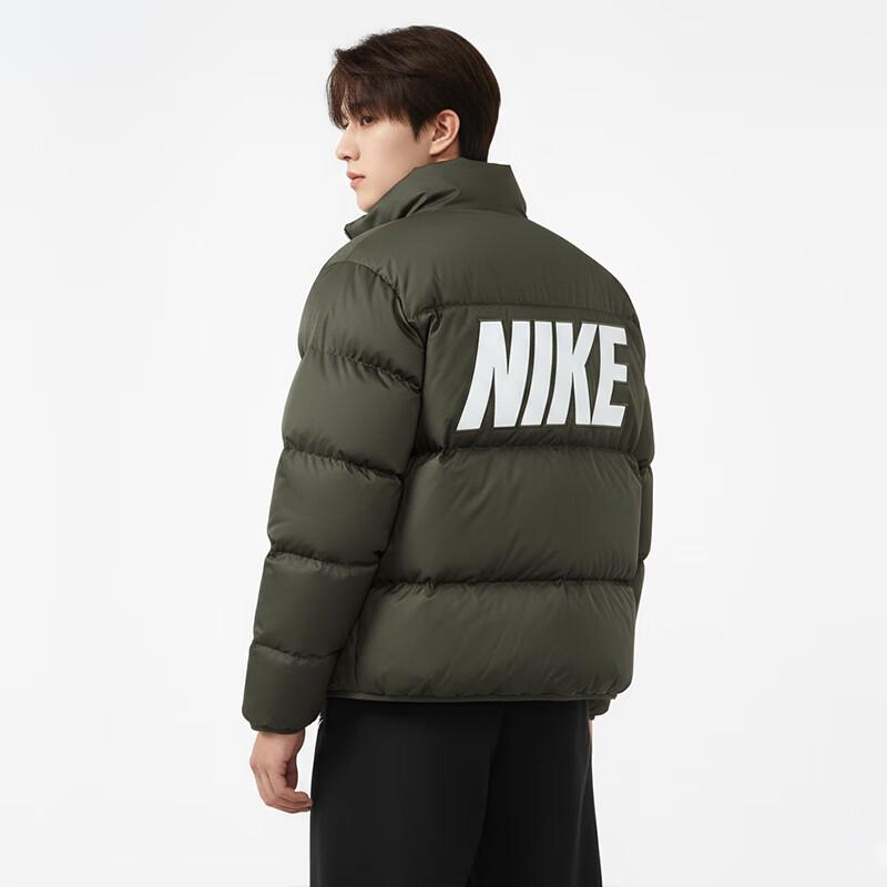 Мужская зимняя пуховая куртка Nike с воротником-стойкой 2XL