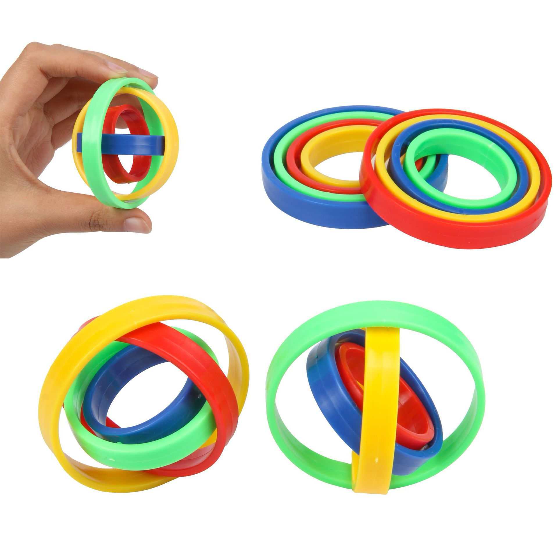 

Toys 5PCS Infinite Flip 3D Gyro Multilayer Spinning Top Fidget Stress Relief for Goodie Bag Filler Stocking Stuffers Kids