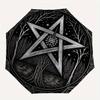 Enchanted Forest Pentagram Wall Art PrintUmbrella, Portable 3-Fold Umbrella for Men & Women,Christmas Gift ES134