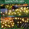 Outdoor Lights Solar Lawn Lamp Garden Lamp LED Wind-driven Firefly Ground Plug Lamp for Garden Lawn Landscape Holiday Light