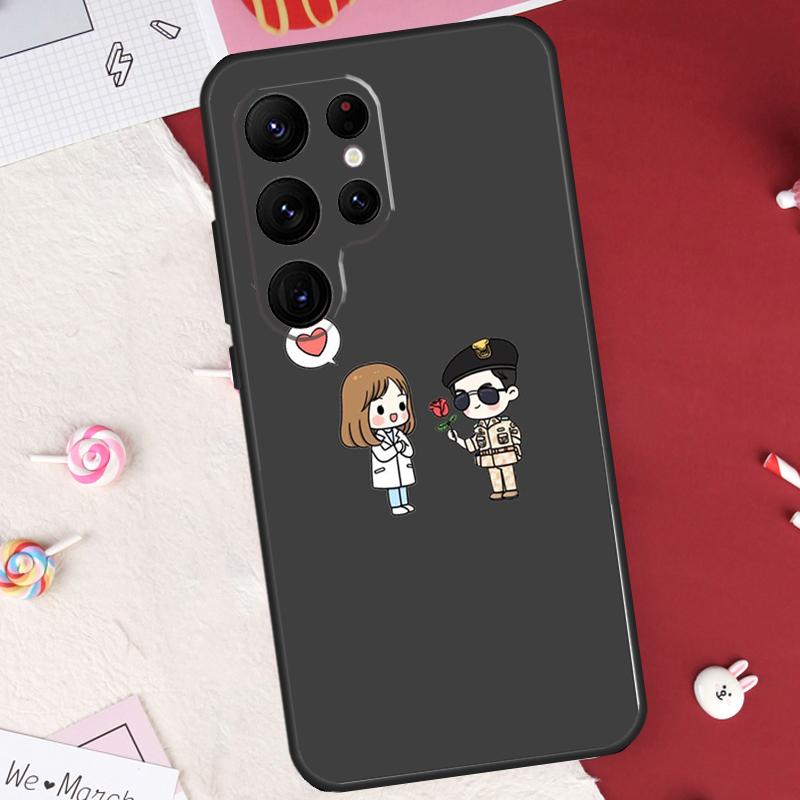 Descendants Of The Sun Case For Samsung Galaxy S24 FE S20 FE S21 S22 S23 S25 S26 Ultra S10 Plus S25 FE Cover Shell