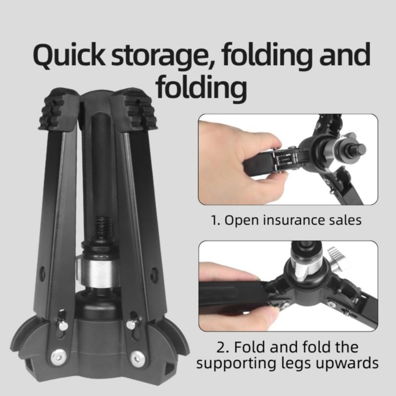 Univerzální základna pro monopod se šroubem 3/8 palce Protiskluzová podložka Vysoká nosnost 3 kg Kompatibilita pro fotografické příslušenství