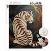 Tiger Pearl Painting Handmade 5D DIY Home Office Desktop Decoration Painting