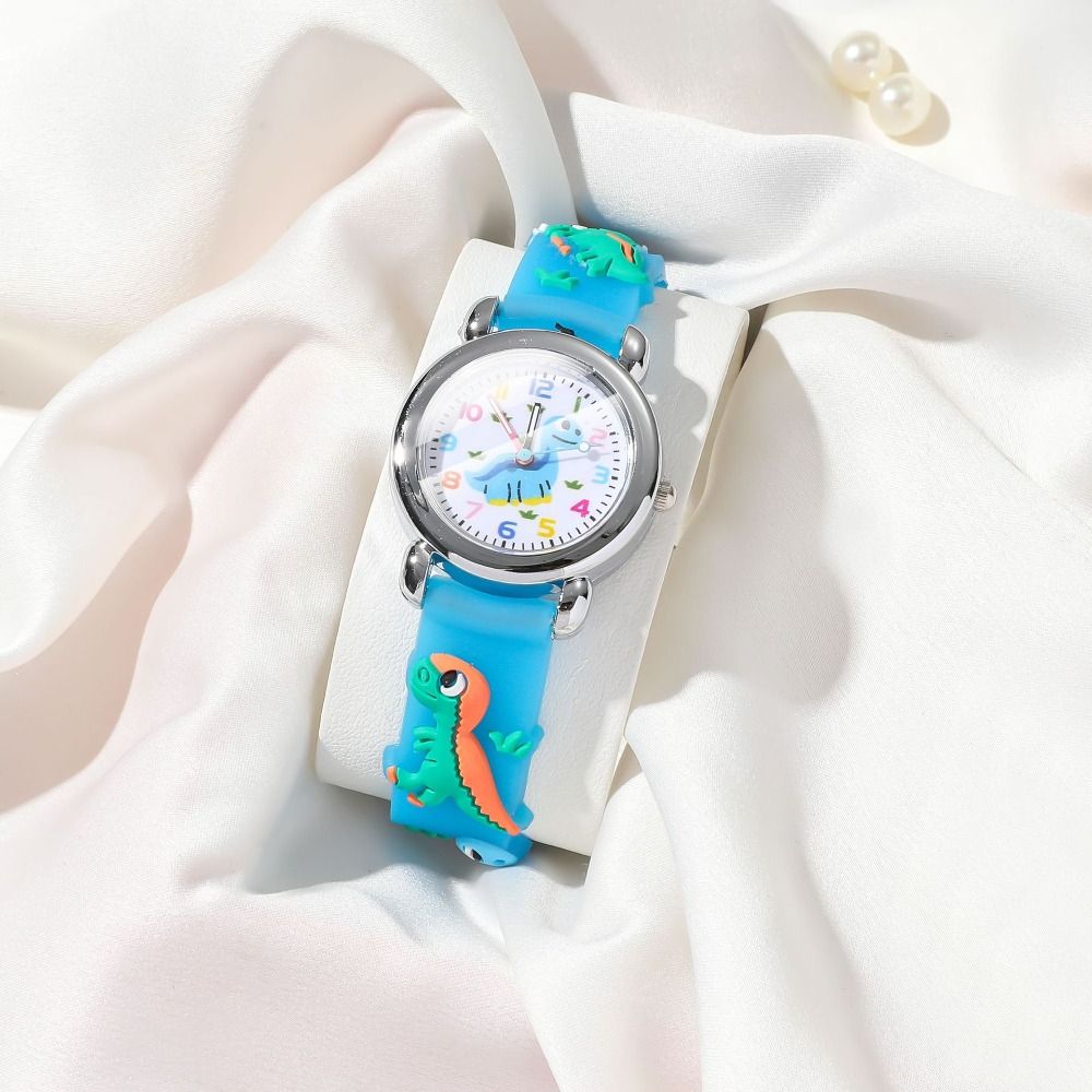 Dinosaur Children Wrist Watches Football Pattern Kid Girl Boy Study Time  For Boys and Girls