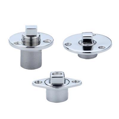 Polished Steel Drain Outlet Featuring Smooth Surfaces Reduced Friction Corrosion Resistant Outlet for Yachts Boats Marine