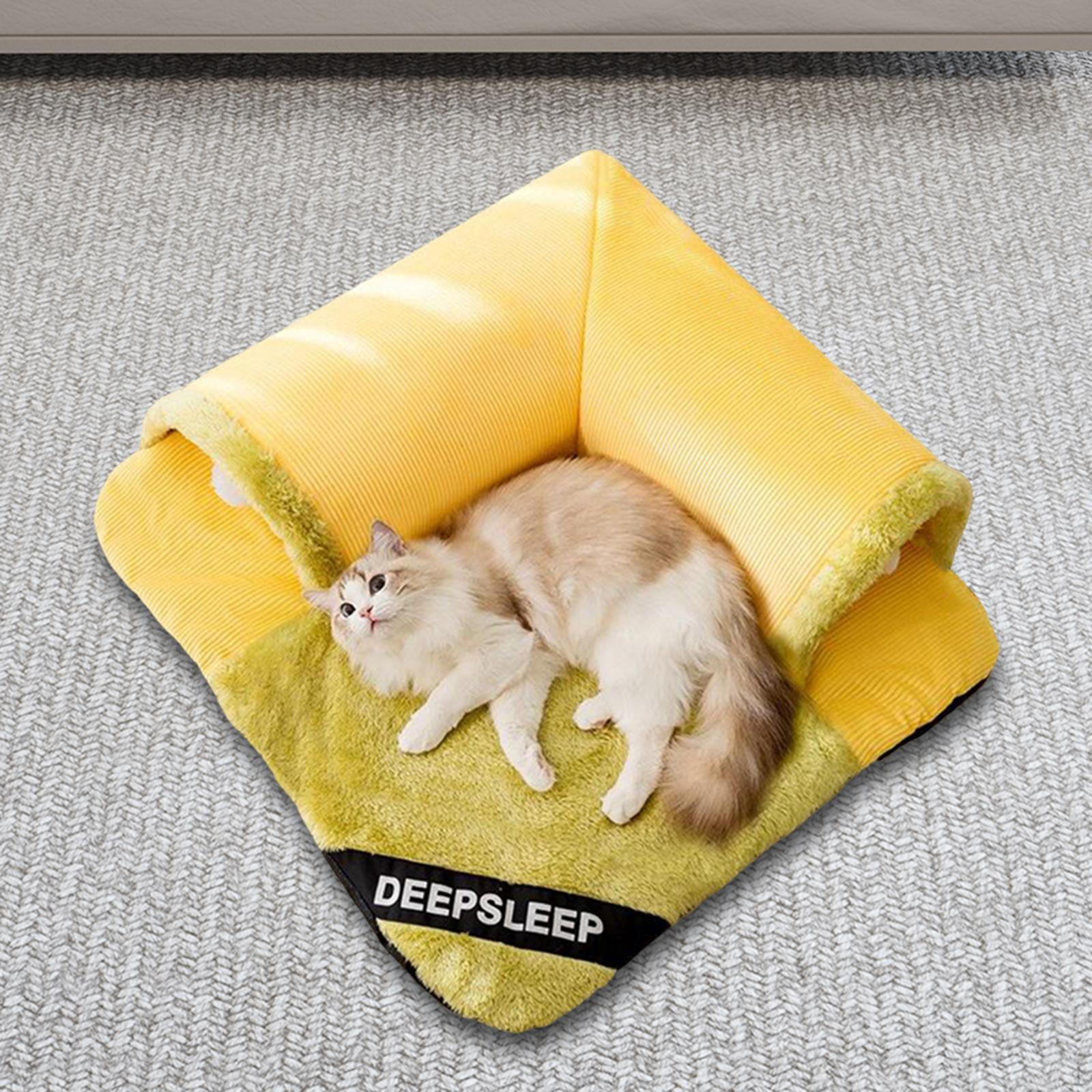 

Центр активности с туннелем для кошек, тренировочная площадка для котят, убежище, интерактивное убежище для кошек зелёный