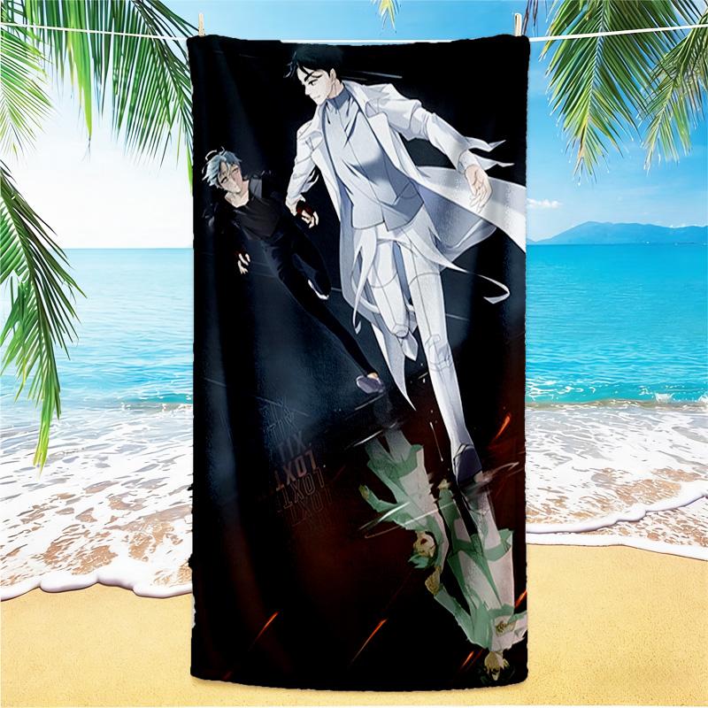 1pc Dark Fantasy Battle Scene beach towel,quick drying absorbent beach towel,outdoor sports swimming beach towel,Soft and comfortable Y73010