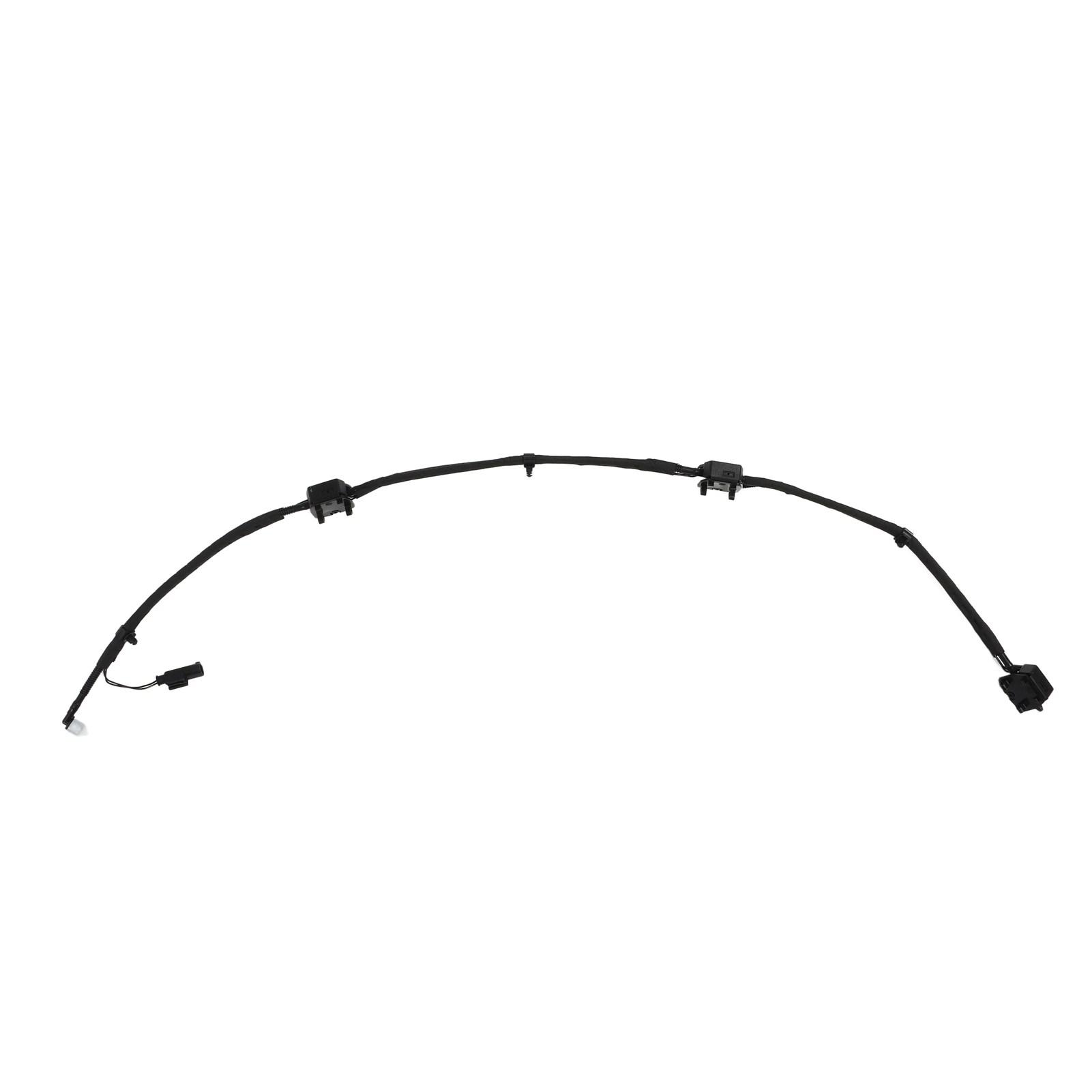 Heated Windshield Washer Nozzle 61667202027 ABS Black Wiper Jet Washer Nozzle for 7 Series F01 F04 2008 to 2015