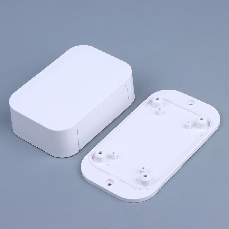 Desktop WiFi Project Box with Mounting Holes ABS Plastic Junction Box for Easy Electrical Wiring Setup